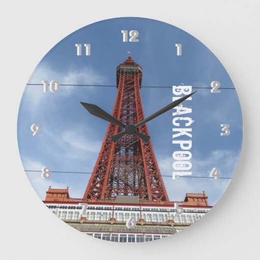 Blackpool Tower en Day Sky Grote Klok (Voorkant)