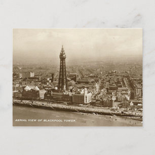Blackpool Tower - oud Briefkaart