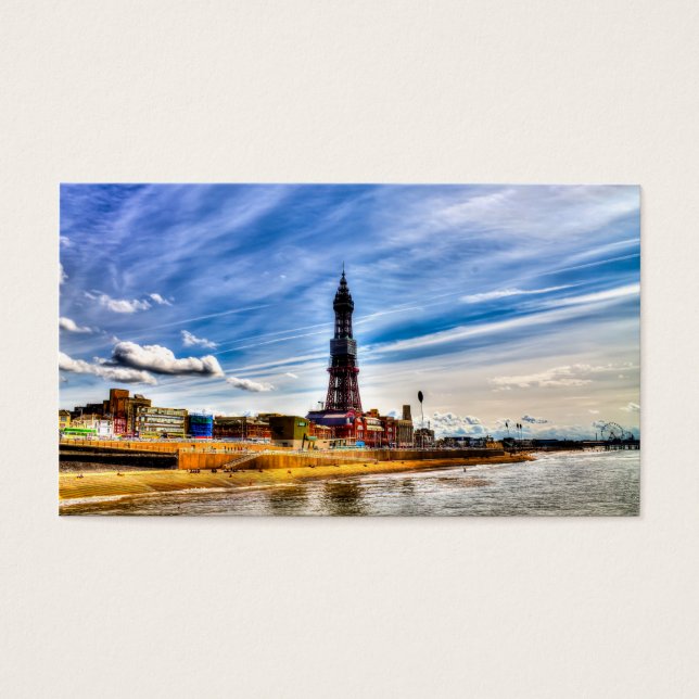 Blackpool Tower Visitekaartjes (Voorkant)