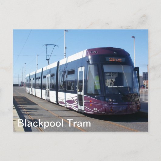 Blackpool Tram Briefkaart (Voorkant)
