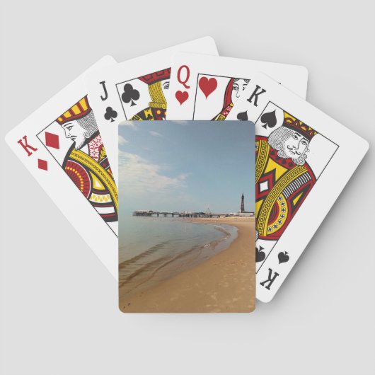 Blackpool-zee Pokerkaarten (Achterkant)