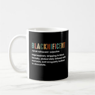 BlackPrachtige Grappige Definitie Zwarte Geschiede Koffiemok