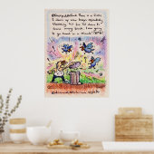 @BlackpuddleRock's vingerafdruk Poster (Keuken)