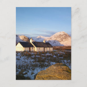 Blackrock Cottage, Glencoe, Highlands, Schotland Briefkaart