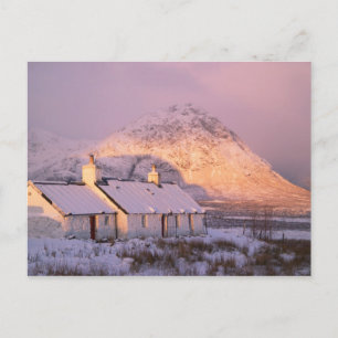 Blackrock Cottage, Glencoe, Hooglanden, Schotland Briefkaart