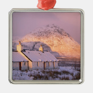 Blackrock Cottage, Glencoe, Hooglanden, Schotland Metalen Ornament