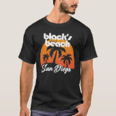 Black's Beach, San Diego T-shirt (Voorkant)
