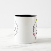 Blacksburg New School kleur spiraal mok (Center)