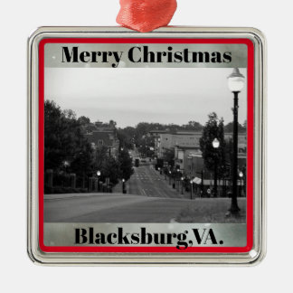 Blacksburg, VA.kerstversiering Metalen Ornament