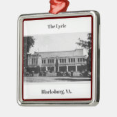 Blacksburg, VA. VA Tech, kerstversiering Metalen Ornament (Links)