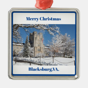 Blacksburg, VA. VA Tech, Ornement de Noël