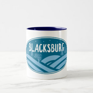 Blacksburg Virginia Buitenactiviteiten Tweekleurige Koffiemok