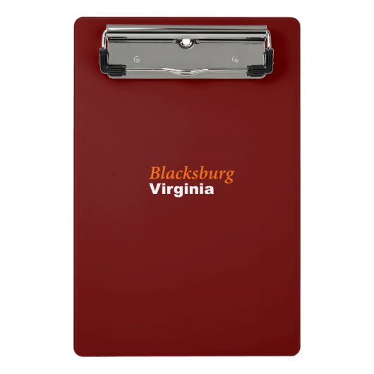 Blacksburg, Virginia Mini Clipboard Mini Klembord (Voorkant)