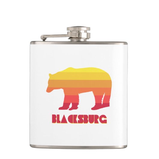 Blacksburg Virginia Rainbow-Beer Heupfles (Voorkant)