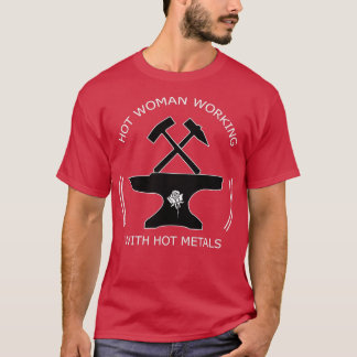 Blacksmith Anvil Hammer Forge T-shirt