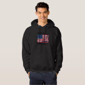 Blacksmith Apprentice Patriotic Us Flag Hoodie (Voorkant volledig)