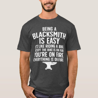 Blacksmith Art For Men Women Forgingools Blacksmit T-shirt