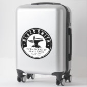 Blacksmith Black Anvil Metal Works Auto aanpassen Sticker (Koffer)