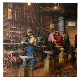 Blacksmith - Blacksmithing School 1899 Tegeltje