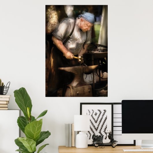 Blacksmith - De Blacksmith Poster (Thuiskantoor)