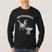 Blacksmith Dinosaurs Tangen Blacksmithing T Rex di T-shirt (Voorkant)