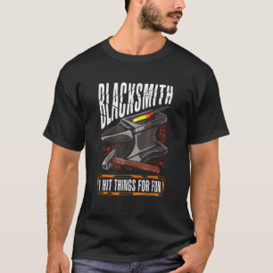 Blacksmith Forge voor Metalsmith Hit Dingen voor F T-shirt