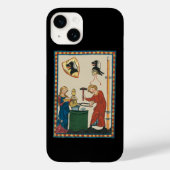 Blacksmith Forging Helmet middeleeuwse kunst Case-Mate iPhone Case (Achterkant)