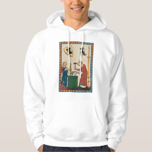 Blacksmith Forging Helmet middeleeuwse kunst Hoodie