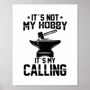 Blacksmith Gezegden   Blacksmithing Craft Gifts Poster