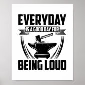 Blacksmith Gift Idea | Vervalsing van de Anvil Far Poster (Voorkant)