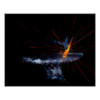 Blacksmith Hammering op het aambeeld