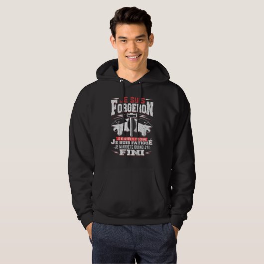 Blacksmith Humor Smeter Hoodie (Voorkant volledig)