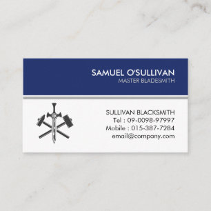 Blacksmith Iron Works Metaal Visitekaartje