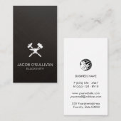 Blacksmith Iron Works Metaal Visitekaartje (Voorkant / Achterkant)