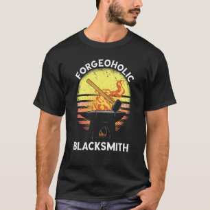 Blacksmith Retro Forge Tools voor metaalbewerker A T-shirt