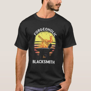 Blacksmith Retro Forge Tools voor metaalbewerker A T-shirt