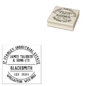Blacksmith Rubber Stamp Rubberstempel (Gestempeld)