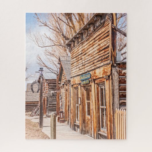 Blacksmith Shop in een False fronted Building Legpuzzel (Verticaal)