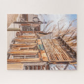 Blacksmith Shop in een False fronted Building Legpuzzel (Horizontaal)