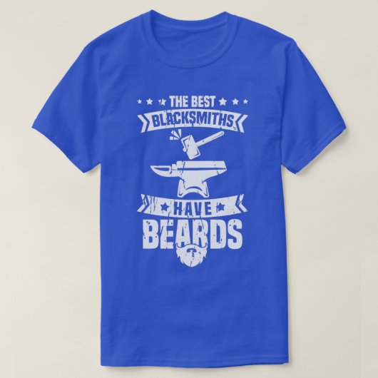 Blacksmith Smeing Metal Iron Worker Sl T-shirt (Design voorkant)