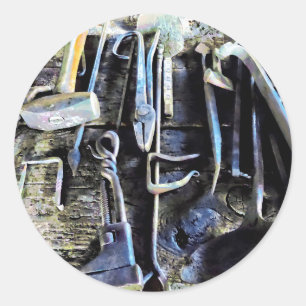 Blacksmith Tools Ronde Sticker