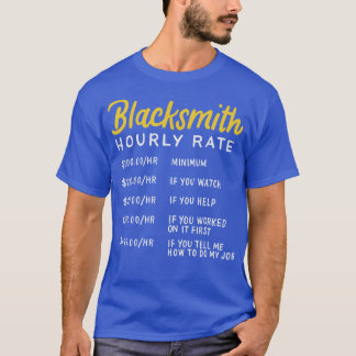 Blacksmith uurtarief 1 t-shirt
