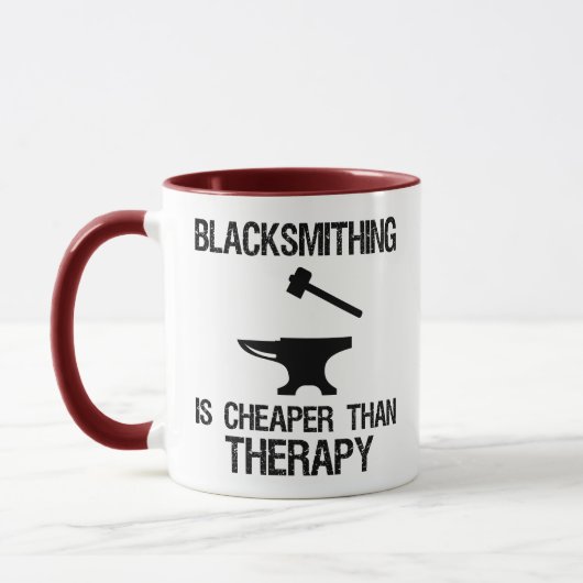 Blacksmithing is goedkoper dan therapiefoute mok (Links)