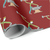 Blacksmithing Stickman Cadeaupapier (Rol Hoek)