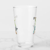 Blacksmithing Stickman Glas (Links)