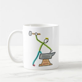 Blacksmithing Stickman Koffiemok