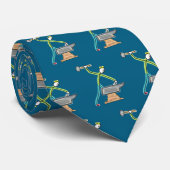 Blacksmithing Stickman Stropdas (Opgerold)