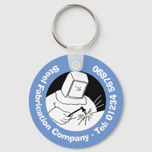 Blacksmiths & Welders Steel Fabricage & Welding Sleutelhanger