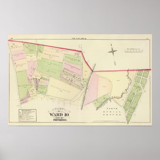 Blackstone Canal North Burial Ground Batcheller Poster (Voorkant)