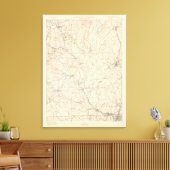 Blackstone, Massachusetts Canvas Afdruk (Insitu (Woonkamer))